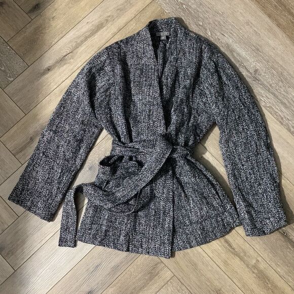 J.Crew Point Sur Wrap Jacket Donegal Tweed - Picture 3 of 8